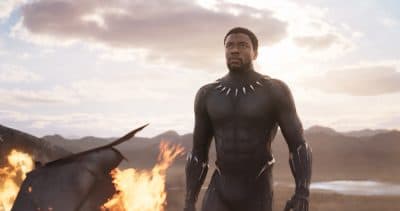 Chadwick Boseman as T'Challa in &quot;Black Panther.&quot; (Courtesy Film Frame/Marvel Studios)