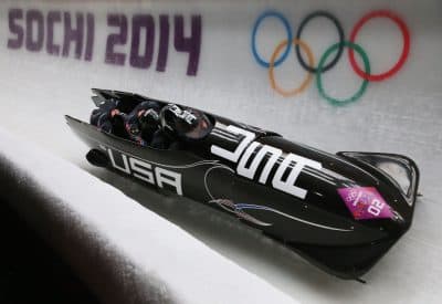 Steven Holcomb piloted the U.S. Olympic bobsled team at Sochi 2014, as well as Vancouver 2010. Filmmaker Brett Rapkin chronicled Holcomb's and other Olympians' battles with depression in his most recent film. (Julian Finney/Getty Images)