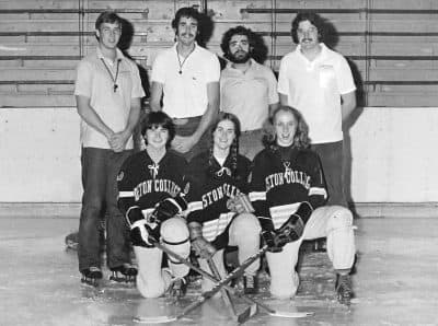 Reenie Baker (front right) founded the women's team at Boston College in 1973. (Courtesy Reenie Baker Sandsted)