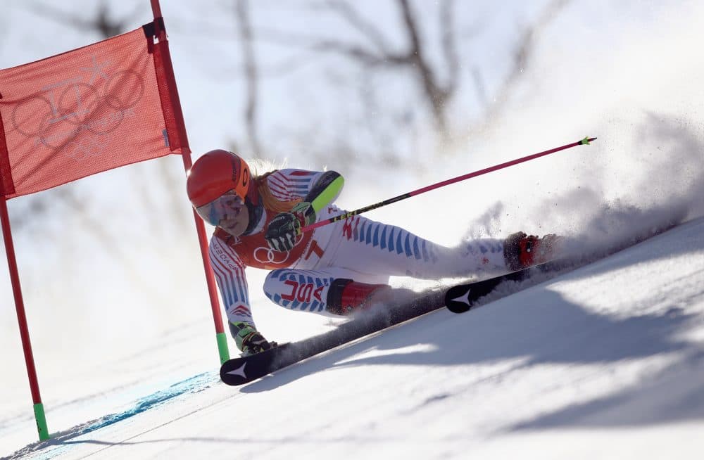 U.S. skier Mikaela Shiffrin won her second career gold medal and her first of the Pyeongchang Winter Olympics in the women's giant slalom at the Yongpyong Alpine Center in South Korea. (Ezra Shaw/Getty Images)