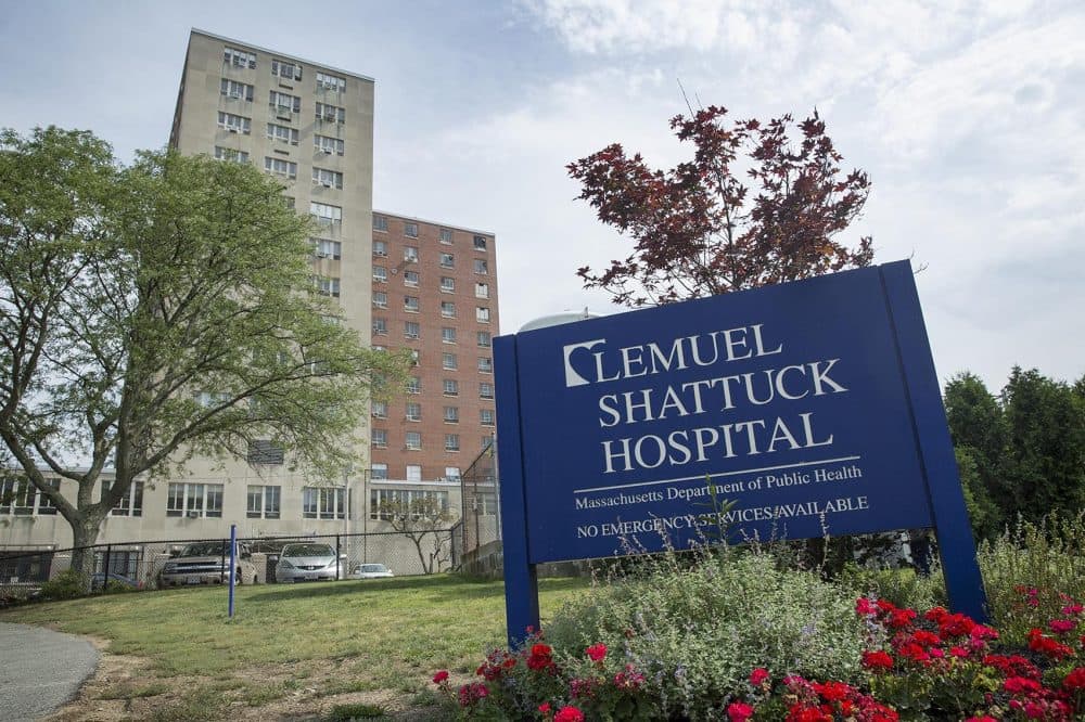 The Lemuel Shattuck Hospital in Boston's Jamaica Plain neighborhood. (Robin Lubbock/WBUR)