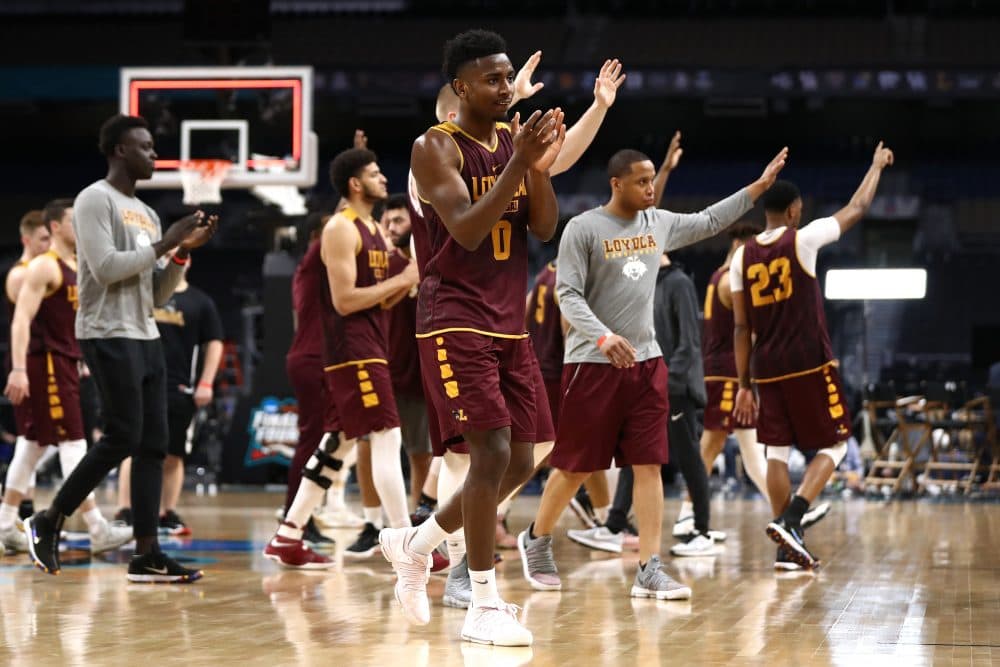 Loyola-Chicago has been on a Cinderella run to remember in March Madness, but they aren't the first 11-seed to make the Final Four. But one win could make history for the Ramblers and the sport. (Photo by Ronald Martinez/Getty Images)