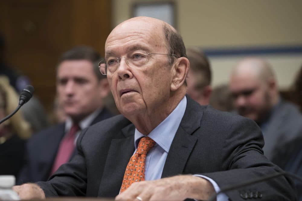 In this Oct. 12 file photo, Commerce Secretary Wilbur Ross appears before the House Committee on Oversight and Government Reform to discuss preparing for the 2020 Census. (J. Scott Applewhite/AP)