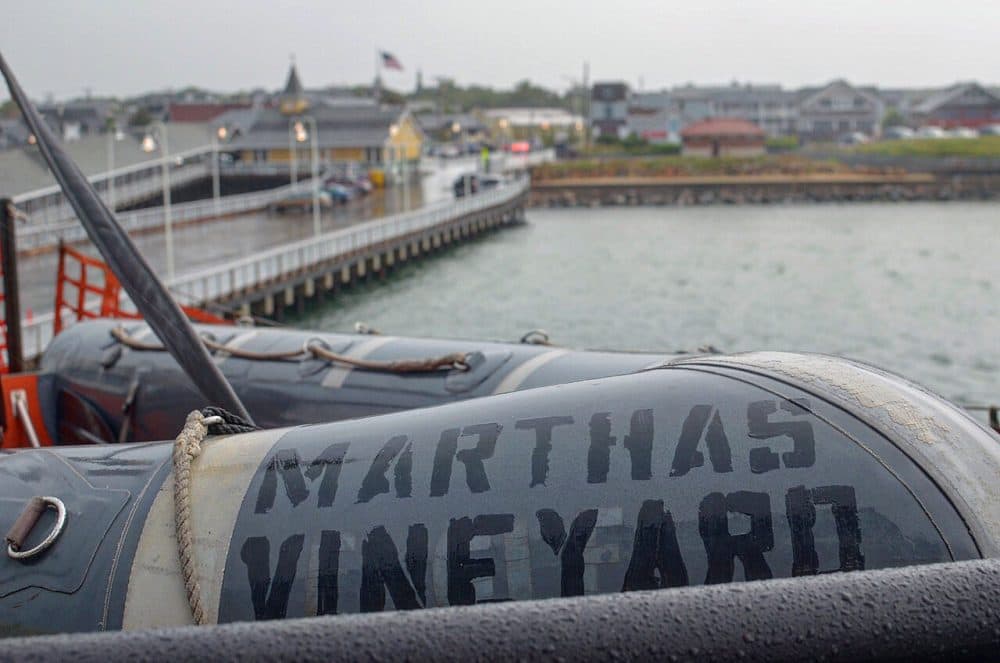 A 2015 photo of the vessel Martha's Vineyard. The ship lost power the night of Saturday, March 17, 2018, but the cause is still under investigation. (Sharon Brody/WBUR)