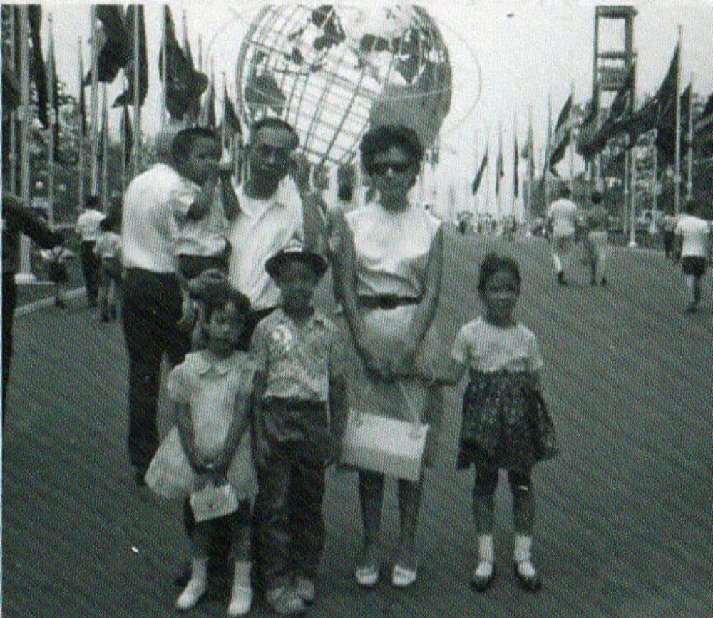 The author, pictured as a young boy, and his family visit the World's Fair in New York City in 1965. (Photo courtesy H.L.M. Lee)