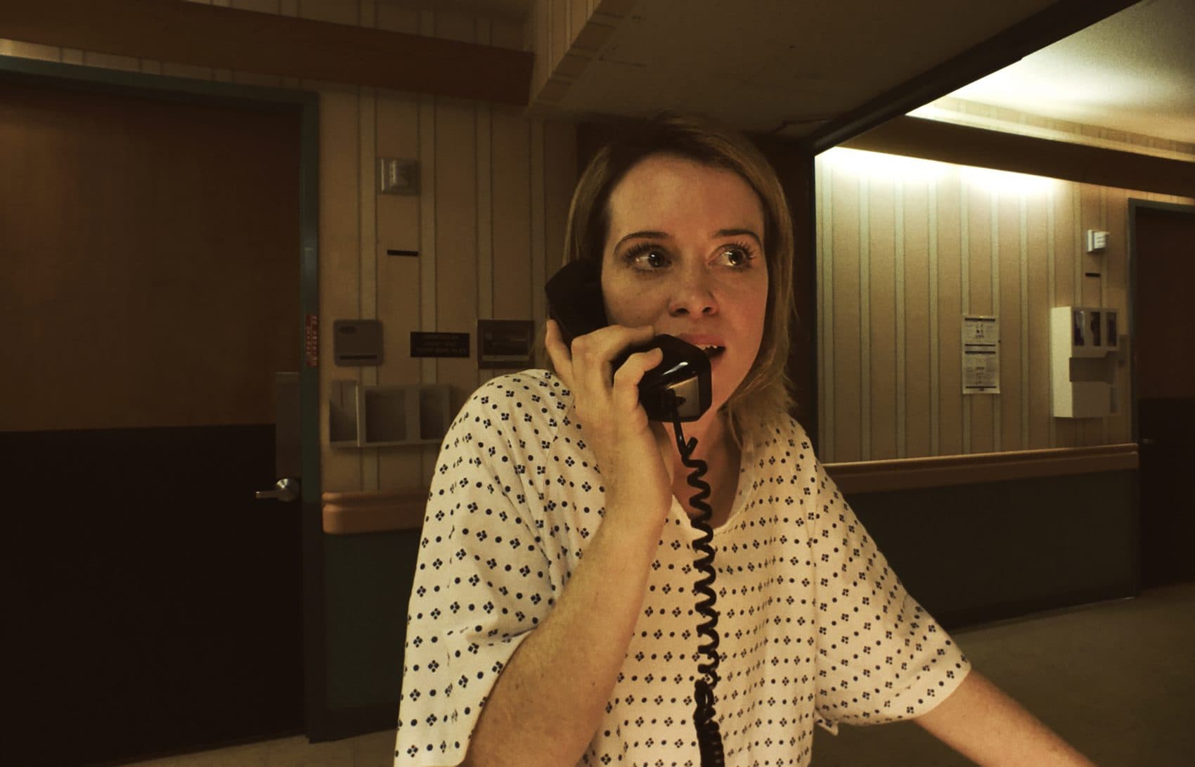 Claire Foy as Sawyer Valentini in Steven Soderbergh’s &quot;Unsane.&quot; (Courtesy Fingerprint Releasing/Bleecker Street)