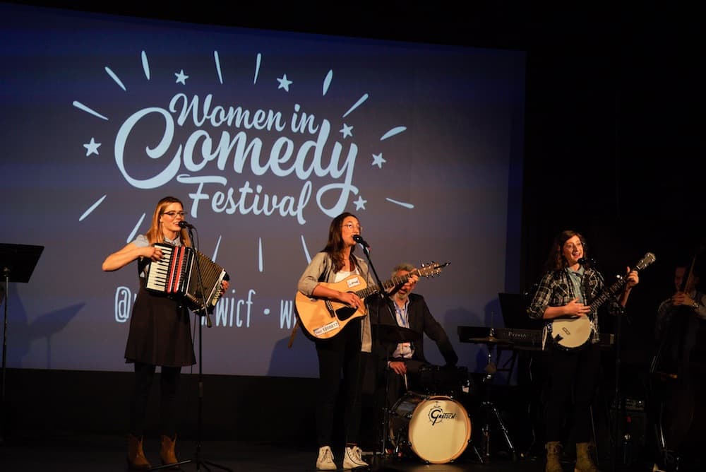 The Femmedy Trio performs at last year's Women in Comedy Festival. They'll be performing Thursday night at this year's festival. (Courtesy Luke Flanagan)
