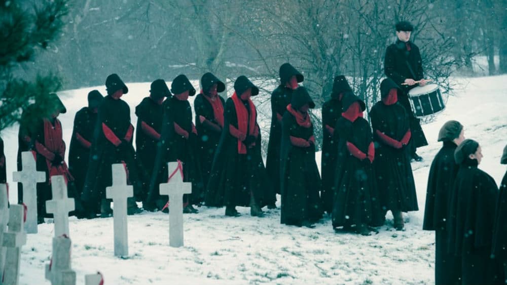 A scene from the second season of &quot;The Handmaid's Tale.&quot; (Courtesy Take Five/Hulu)