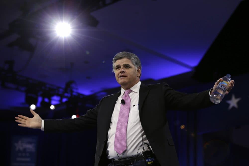 In this March 4, 2016, file photo, Sean Hannity of Fox News arrives in National Harbor, Md. (Carolyn Kaster/AP)