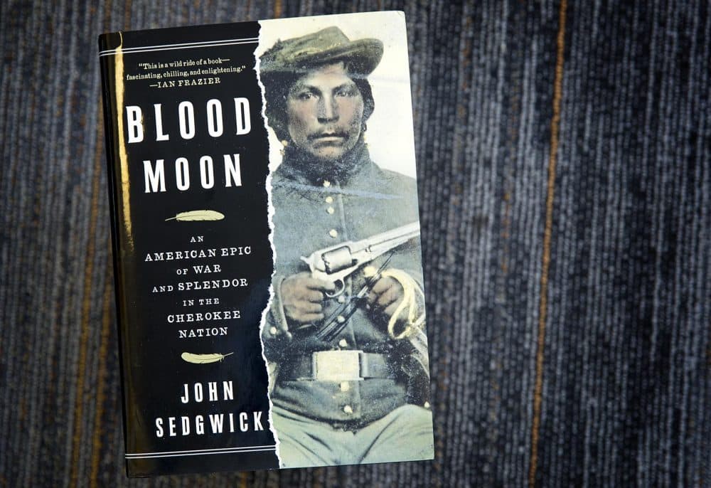 &quot;Blood Moon,&quot; by John Sedgwick. (Robin Lubbock/WBUR)