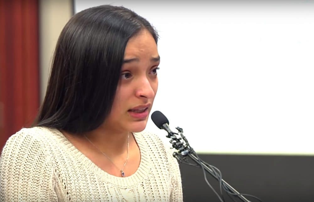 Arianna Castillo testified at Larry Nassar's sentencing hearing. (YouTube)