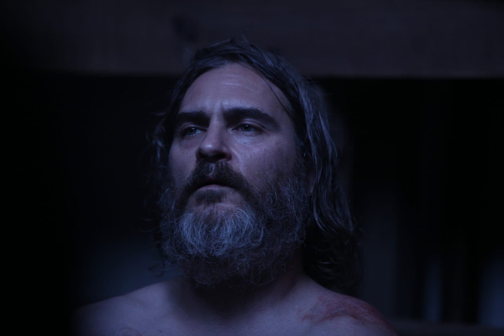 Joaquin Phoenix in the thriller &quot;You Were Never Really Here.&quot; (Courtesy StudioCanal)