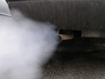 Smog from a vehicle engine.
 (Simone Ramella/Flickr)
