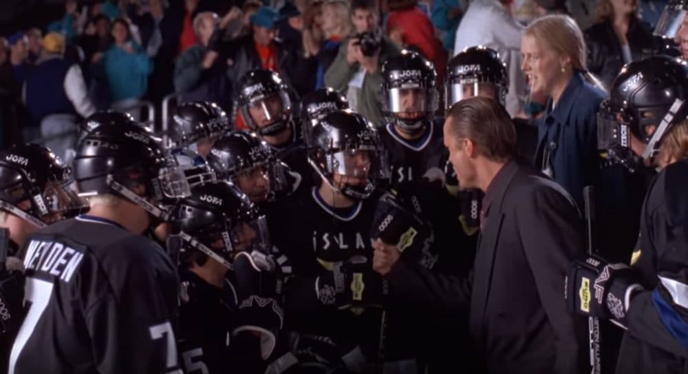 The Mighty Ducks face off against the formidable Team Iceland in &quot;D2.&quot; But why Iceland? (YouTube)