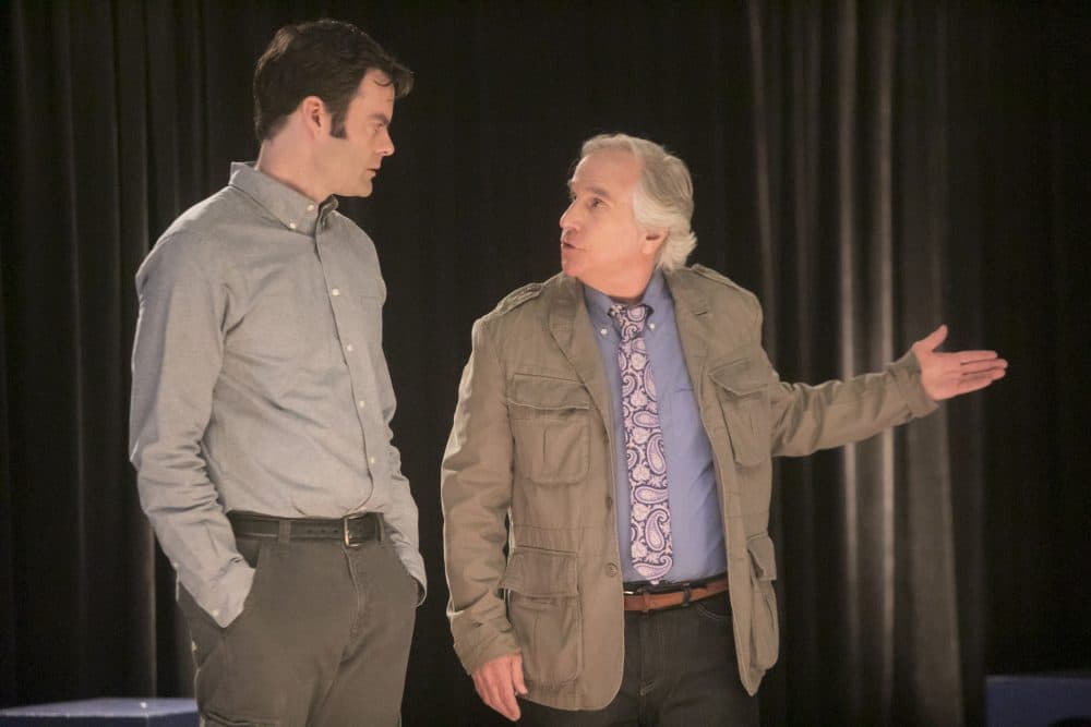 Bill Hader (left) and Henry Winkler in a still from HBO's &quot;Barry.&quot; (Jordin Althaus/HBO)