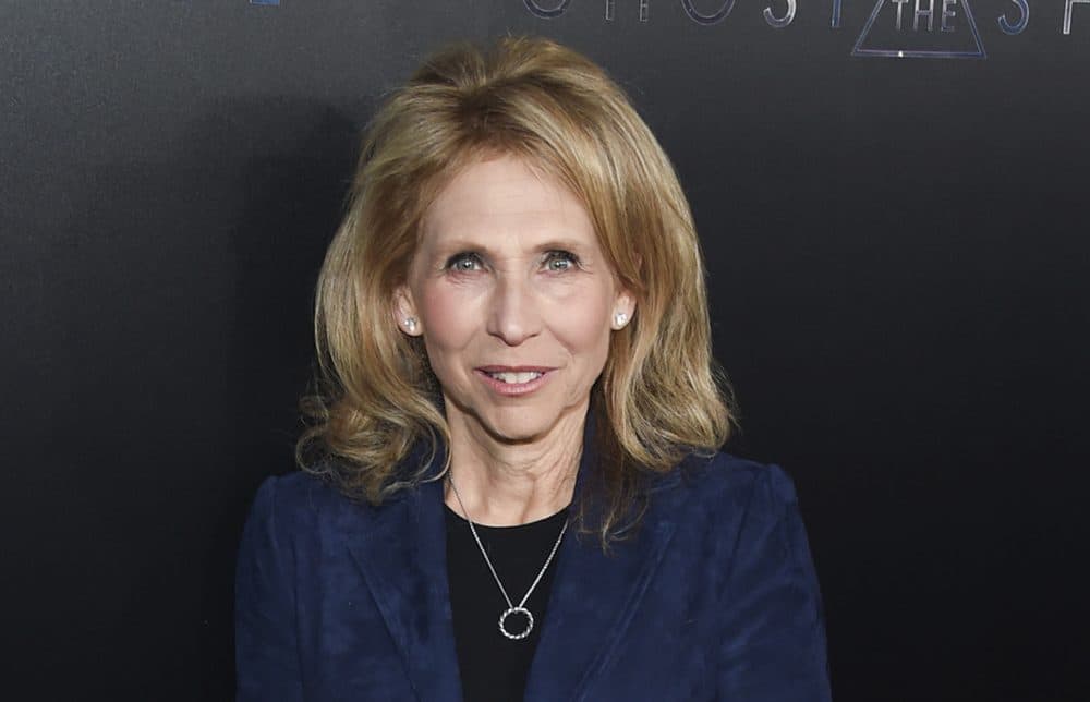 In this March 29, 2017, file photo, Shari Redstone attends the premiere of &quot;Ghost in the Shell&quot; at AMC Loews Lincoln Square in New York. CBS is suing its controlling shareholder as part of its long-running attempt to avoid a combination with Viacom. (Evan Agostini/Invision/AP)