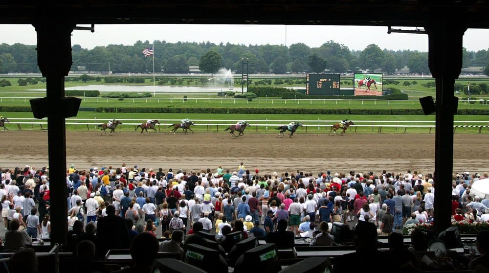 At the Saratoga Race Track, Onion -- an &quot;about average&quot; but &quot;kind&quot; horse -- challenged the great Secretariat. (Mario Tama/Getty Images)