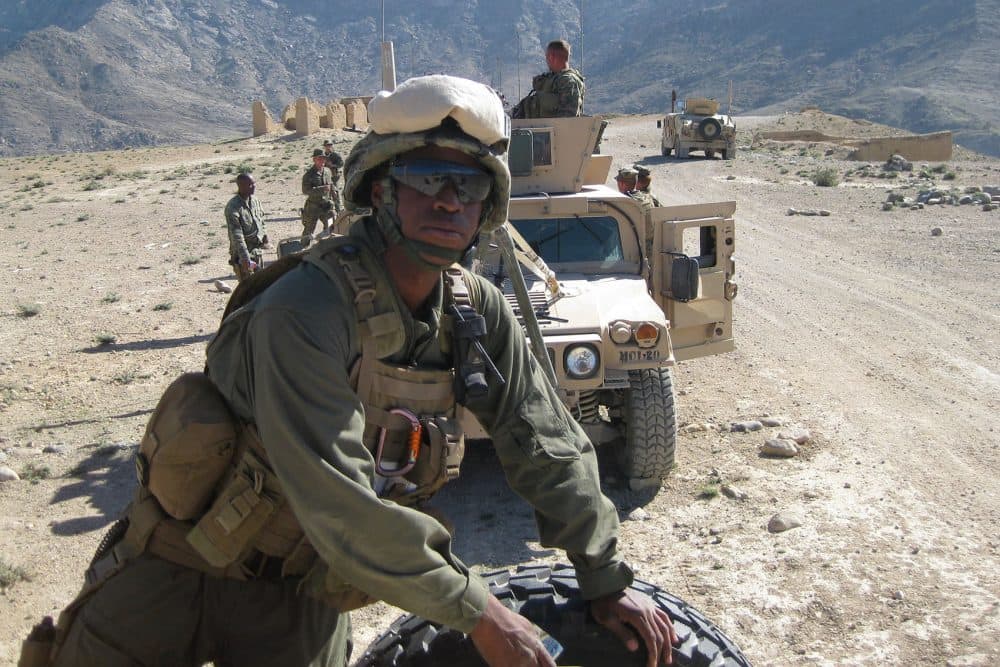 Marine Corps Capt. Jesse Melton in Afghanistan in 2008. (Courtesy Janice Chance)