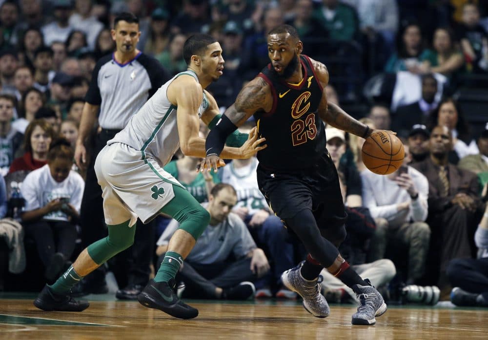 Two key players to watch in the series: the Celtics' Jayson Tatum and, of course, Cavaliers leader LeBron James (Michael Dwyer/AP)