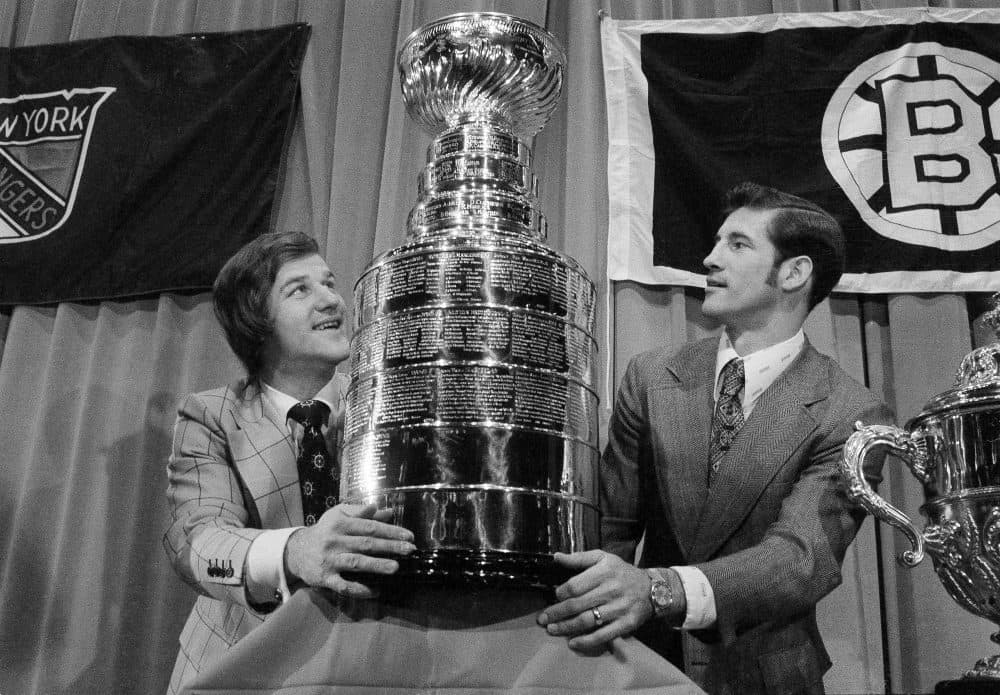 Bobby Orr and the Boston Bruins met Jean Ratelle and the Rangers for the 1972 Stanley Cup. (Harry Harris/AP)