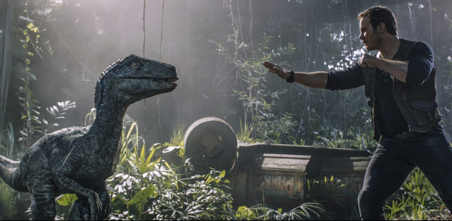 Chris Pratt in &quot;Jurassic World: Fallen Kingdom.&quot; (Universal via AP)
