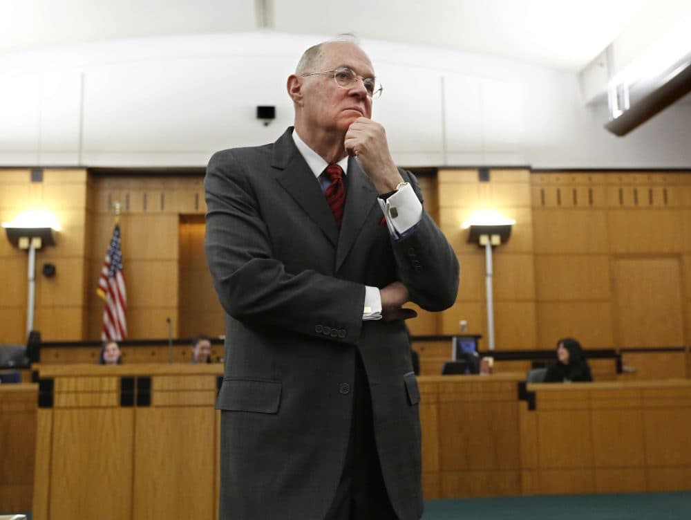 Supreme Court Justice Anthony Kennedy, listens to the response to a question he posed to a high school student during his visit to the Robert T. Matsui Federal Courthouse in Sacramento, Calif., Wednesday, March 6, 2013. (Rich Pedroncelli/AP)