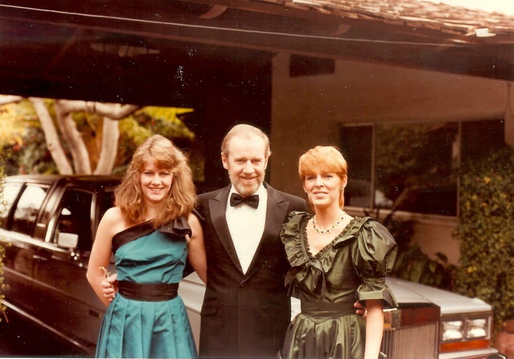 Though George Carlin's comedy seldom centered on sports, his daughter Kelly (left) has many fond memories of her father and sports. (Courtesy Kelly Carlin)