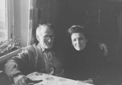 In 1965, the author's mother returned to Belgium to see Fernand Esnault, who hid her and her mother during the Holocaust. (Photo: Courtesy of Edith Goldenhar)