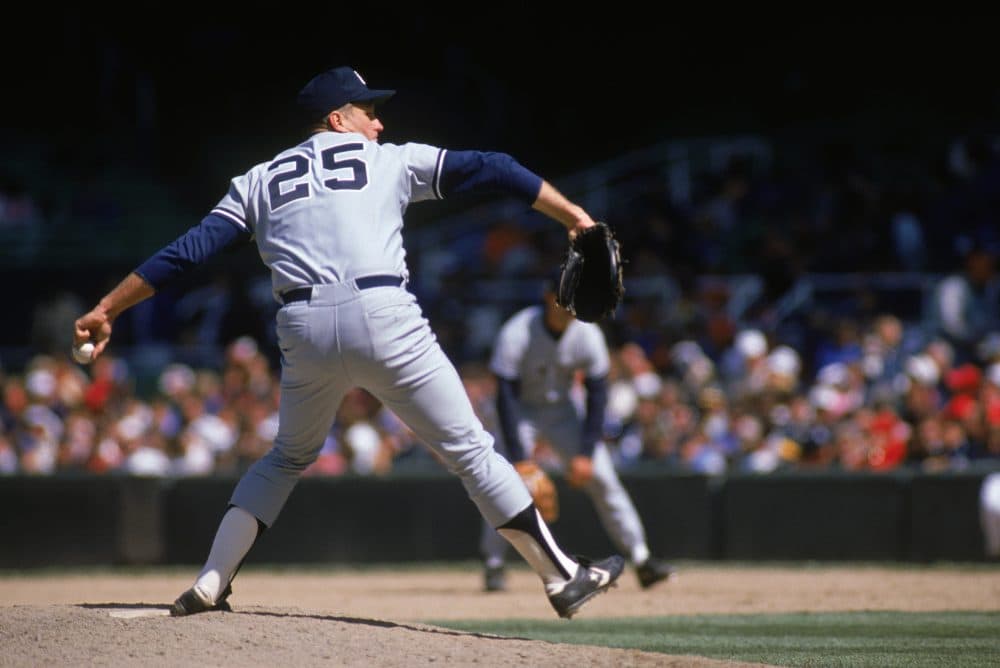 Tommy John surgery was first performed in 1974. Tommy John III now says it's become an epidemic among young baseball players. (Jonathan Daniel/Getty Images)