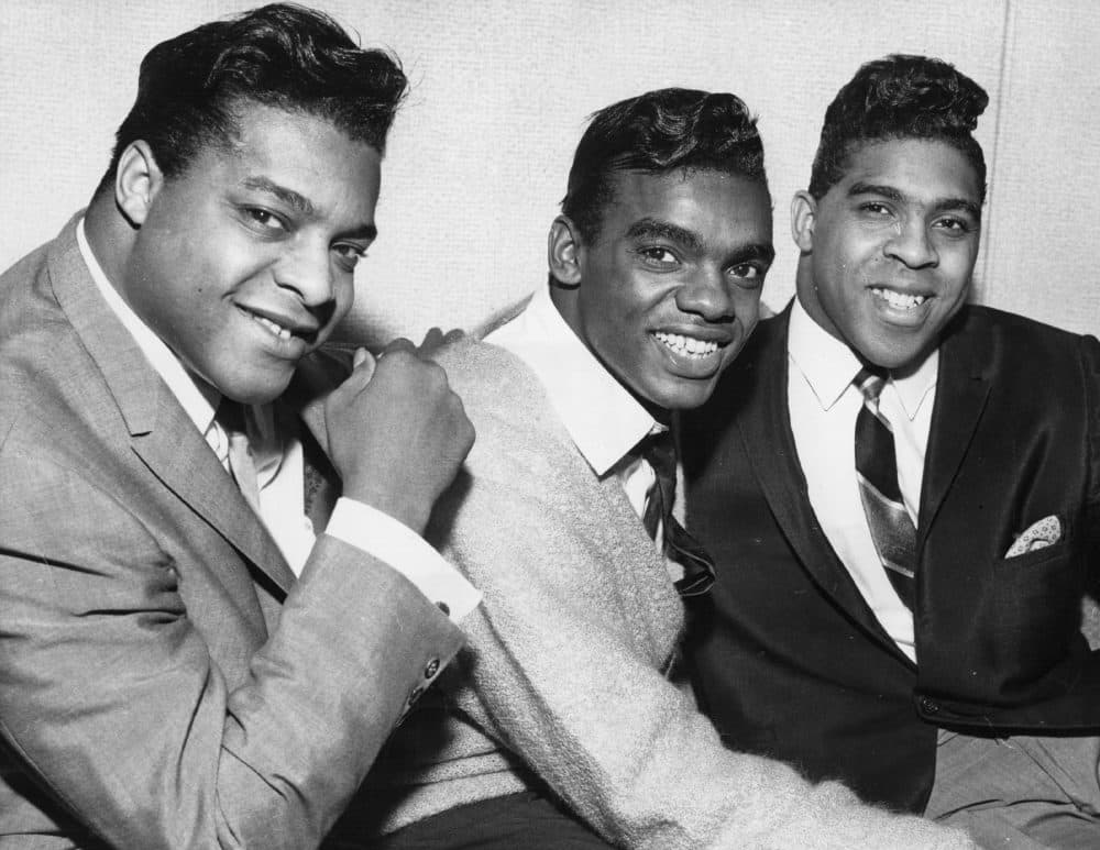 American soul vocal pop group The Isley Brothers on tour in Britain in 1964. (Evening Standard/Getty Images)