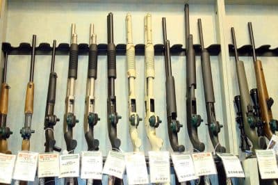 Guns for sale at a Dick's Sporting Goods store in Millbury (Svadilfari/Flickr/File)