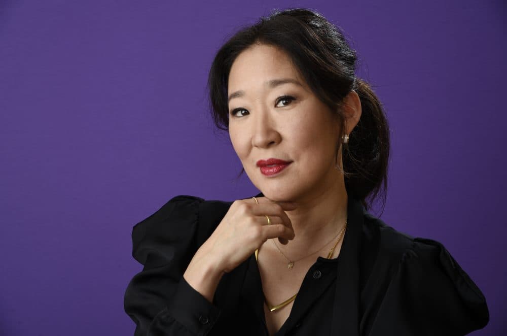 Sandra Oh, a cast member in the BBC America series &quot;Killing Eve,&quot; poses for a portrait during the 2018 Television Critics Association Winter Press Tour at the Langham Hotel on Friday, Jan. 12, 2018, in Pasadena, Calif. (Chris Pizzello/Invision/AP)