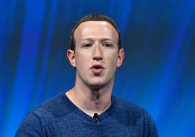 Facebook's CEO Mark Zuckerberg delivers his speech during the VivaTech (Viva Technology) trade fair in Paris, on May 24, 2018. (Gerard Julien/AFP/Getty Images)