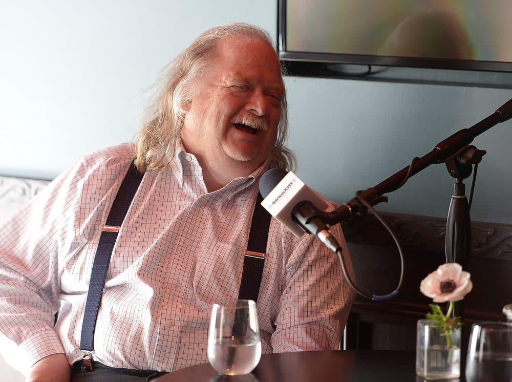 Los Angeles Times food critic Jonathan Gold during an interview with SiriusXM in Los Angeles. (Charley Gallay/Getty Images for SiriusXM)