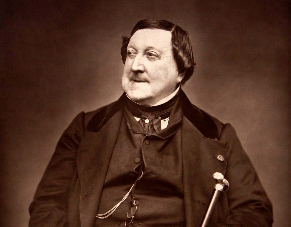 Italian composer Gioachino Rossini in a photograph taken by Etienne Carjat. (Wikimedia Commons)