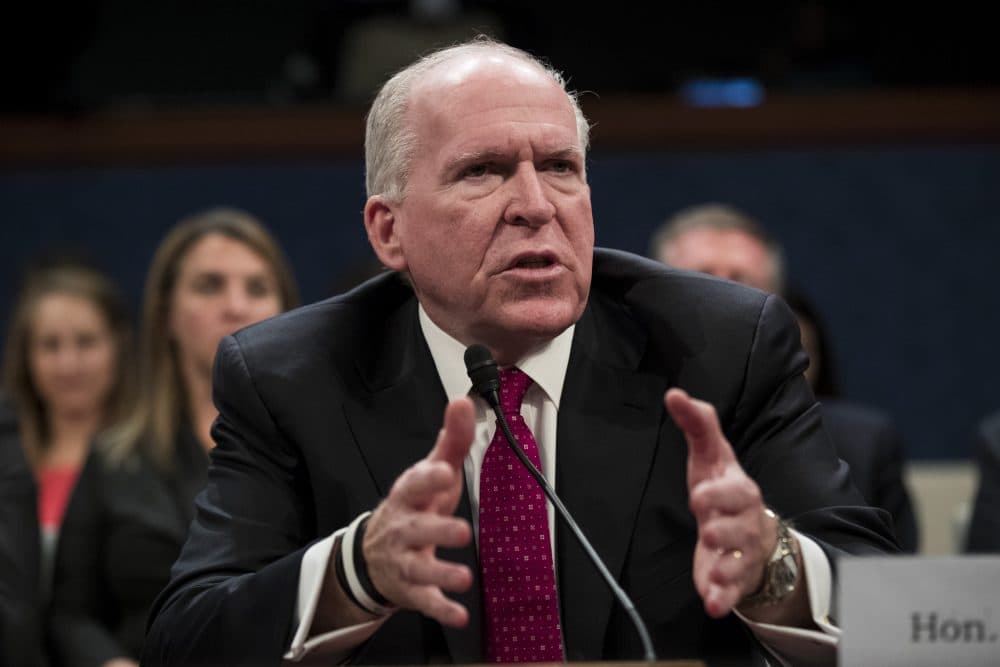 Former Director of the U.S. Central Intelligence Agency (CIA) John Brennan testifies before the House Permanent Select Committee on Intelligence on Capitol Hill, May 23, 2017 in Washington, D.C. (Drew Angerer/Getty Images)