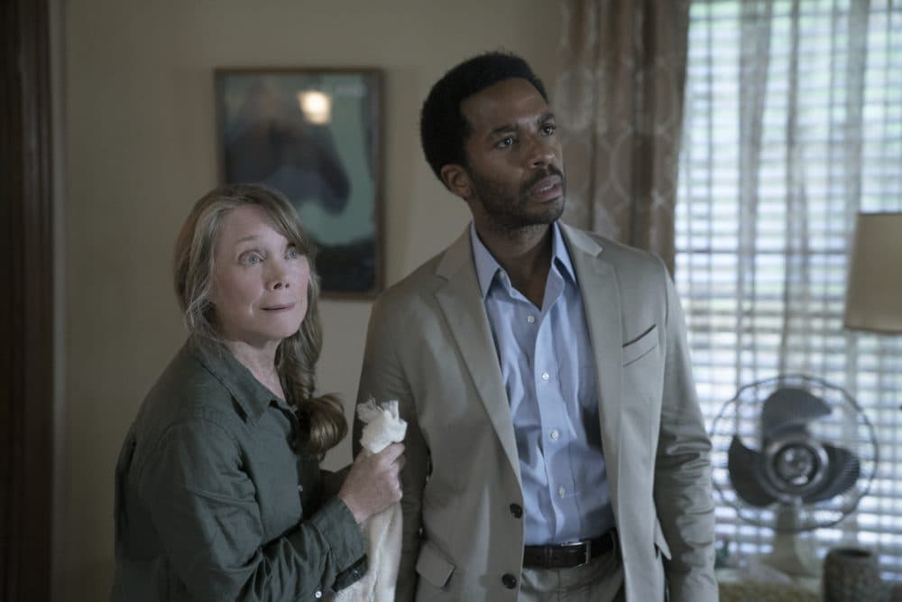 Ruth Deaver (Sissy Spacek) and Henry Deaver (Andre Holland) in the first episode of &quot;Castle Rock.&quot; (Courtesy Patrick Harbron/Hulu)