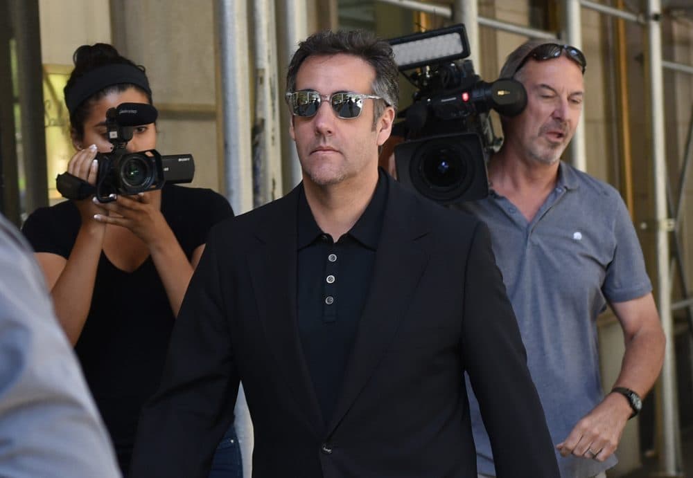 Michael Cohen, President Trump's former personal lawyer, walks down Park Avenue in New York on June 15, 2018 after leaving his hotel. (Timothy A. Clary/AFP/Getty Images)