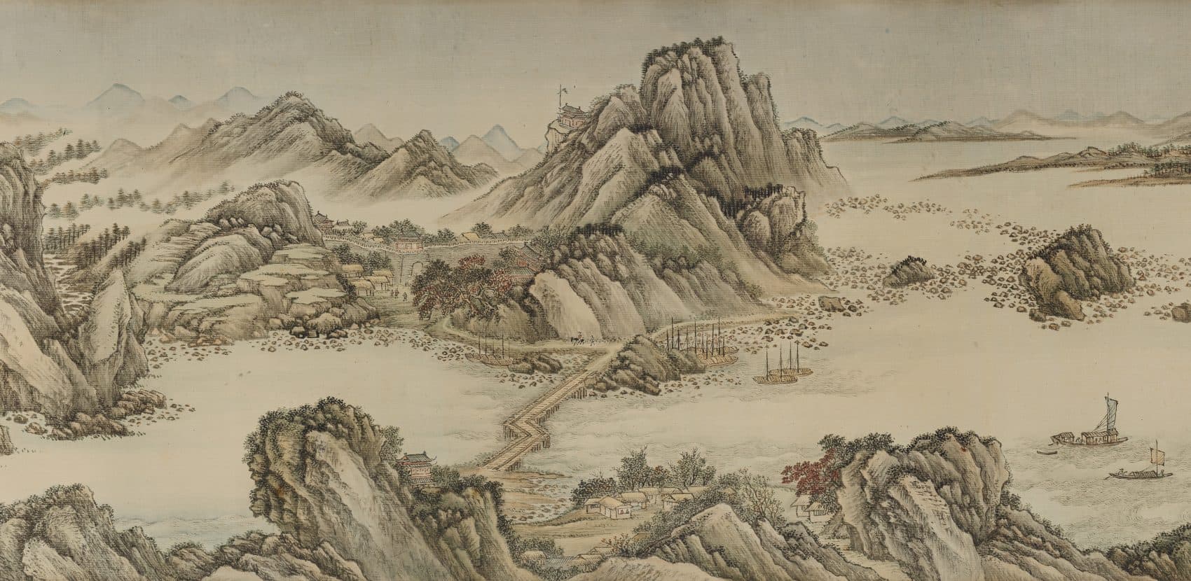 A part of &quot;10,000 Miles Along The Yangzi River.&quot; (Courtesy Museum of Fine Arts)
