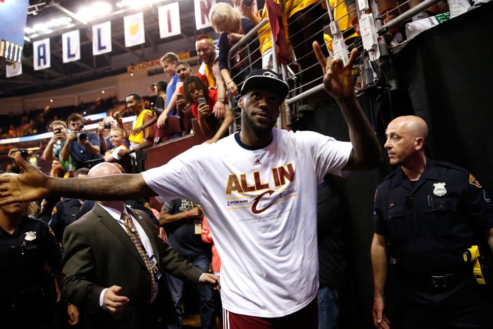 LeBron James is leaving the Cavaliers for the Lakers, but his efforts to better the lives of Akron residents will carry on. (Gregory Shamus/Getty Images)