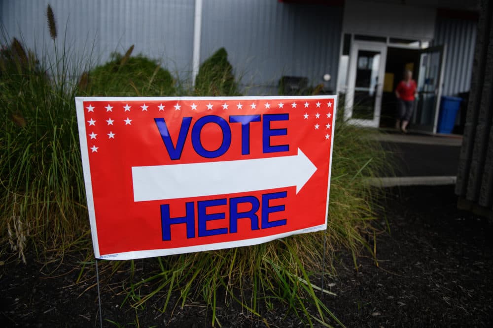 Voters head to the polls at the Licking County Family YMCA to vote in the special election for Ohio's 12th Congressional District on Tuesday, Aug. 7, 2018 in Newark, Ohio. (Justin Merriman/Getty Images)
