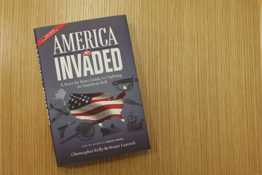 &quot;America Invaded,&quot; by Christopher Kelly. (Jack Mitchell/Here & Now)