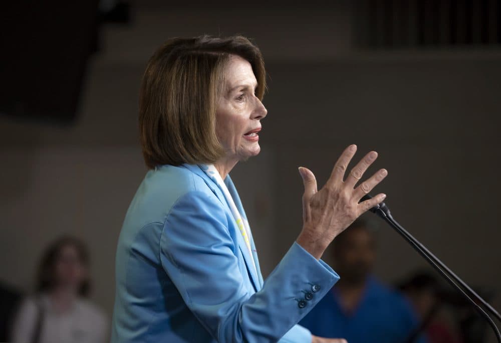 Among likely Democratic primary voters in the 7th district, just one-third of poll respondents said they think the party should again choose Nancy Pelosi as speaker, if Democrats win back the House. (J. Scott Applewhite/AP)