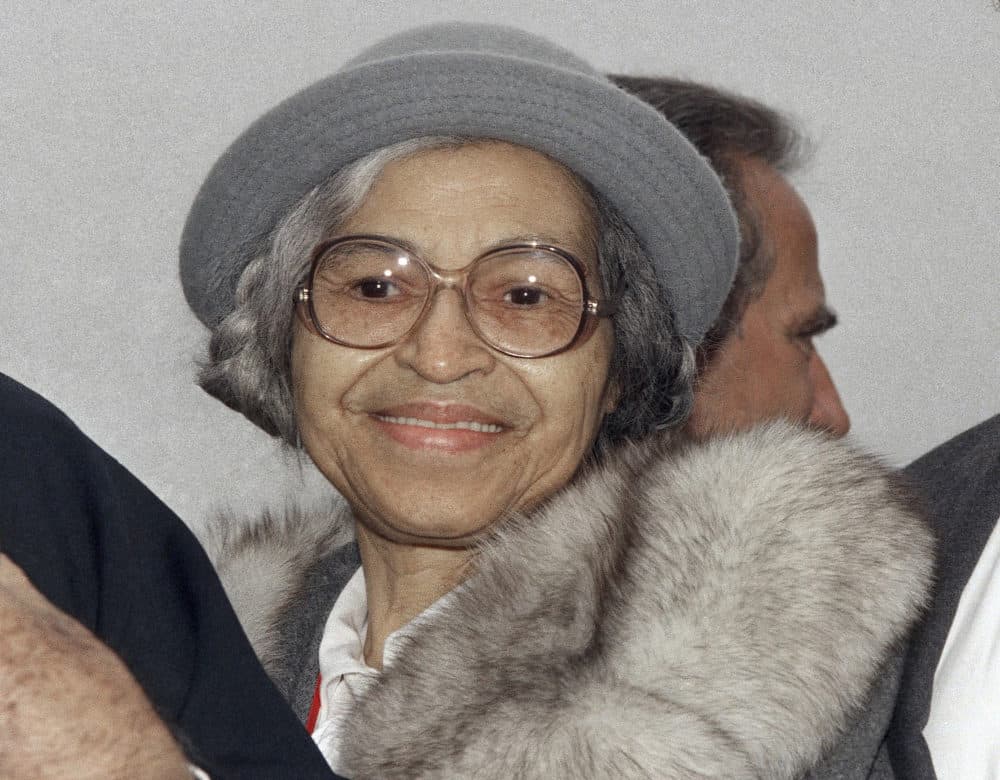This 1986 file photo shows Rosa Parks. (AP)