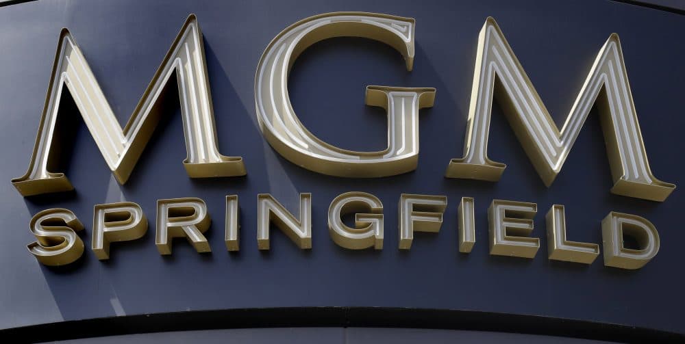 This Wednesday, Aug. 15, 2018, photo shows the MGM Springfield casino's front facade on Main Street. The casino is scheduled to open to the public on Aug. 24. (Charles Krupa/AP)