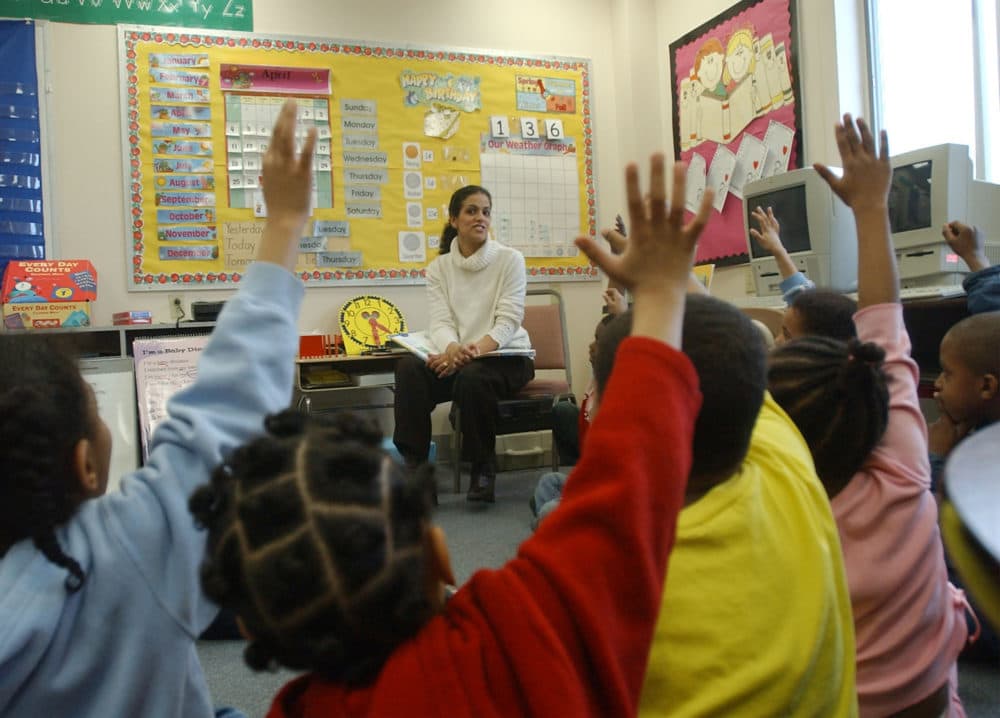 Children in a Massachusetts classroom. (Chitose Suzuki/AP)