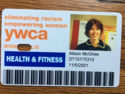 Alison McGhee has been a regular at the Uptown YWCA in Minneapolis.