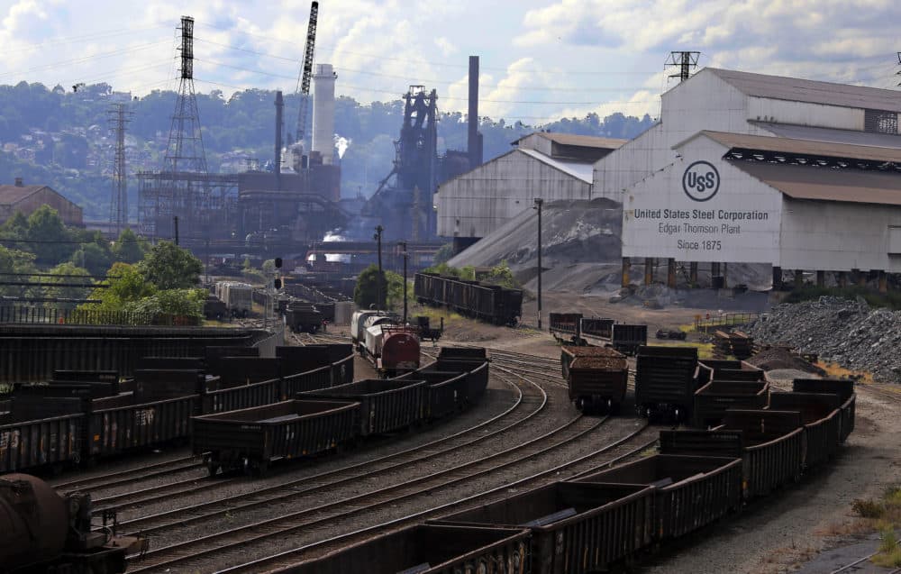 The United States Steel Edgar Thomson Works in Braddock, Pa, Friday, Aug. 31, 2018. (Gene J. Puskar/AP)