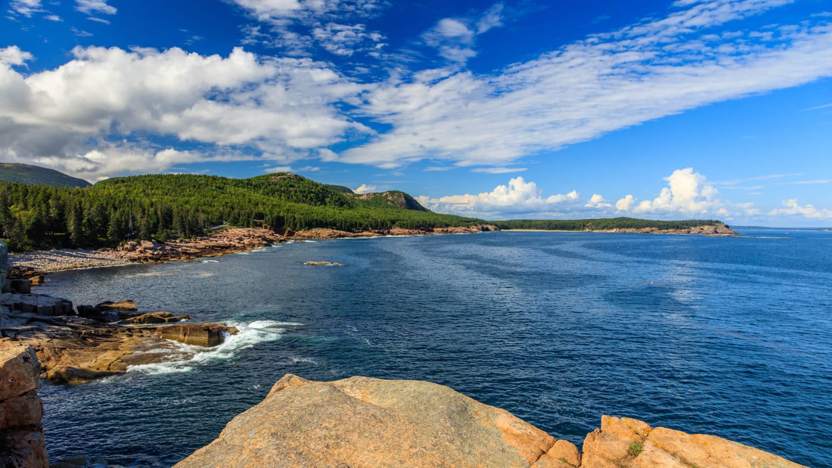 The coast of Acadia National Park as seen along the Ocean Drive section of Park Loop Road. (Kristi Rugg/NPS)