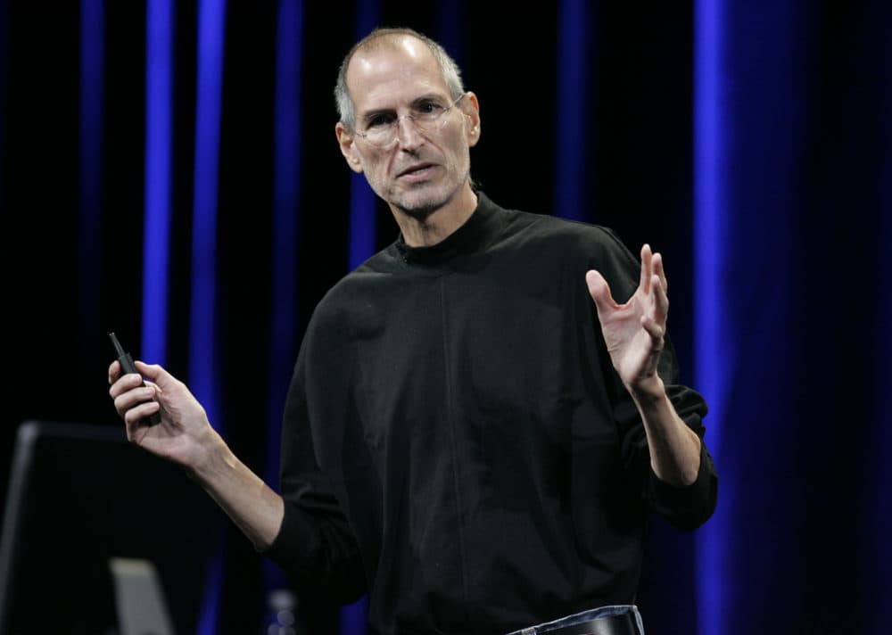 Steve Jobs speaks at an Apple event in San Francisco, Wednesday, Sept. 9, 2009. (Paul Sakuma/AP)